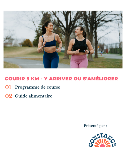 Courir 5km - Y arriver ou s'améliorer (programme de course sur 8 semaines)